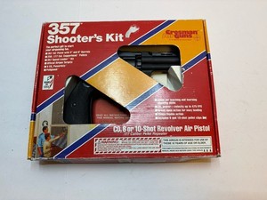 Crosman 357 Revolver 177 Caliber CO2 Shooters Kit Working Condition