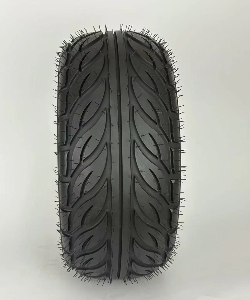 Set of 4 10"  Glossy Black Golf Cart Wheels & 205/50-10 Tires EZGO Yamaha Club Foto 2 de 4