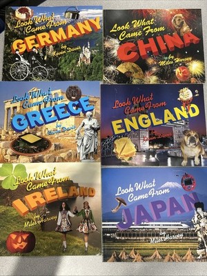 LOT 6 Look What Came From ~ Greece Ireland Japan England Germany China Books