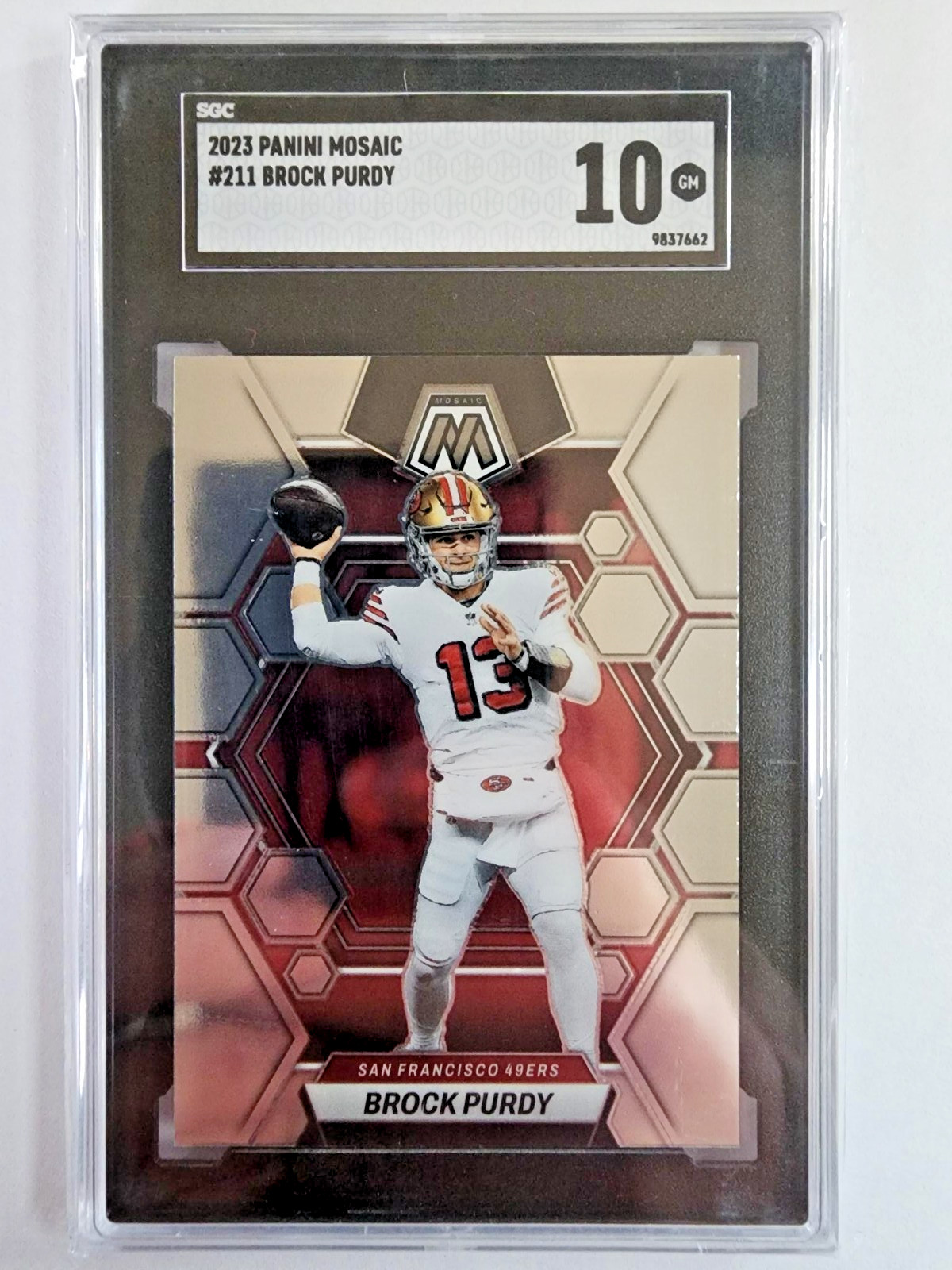 2022 Mosaic Brock Purdy Rookie SGC 10 (RC) #367