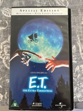 E.T. VHS 20th Anniversary Special Edition 2002 Remastered Unseen Footage PAL