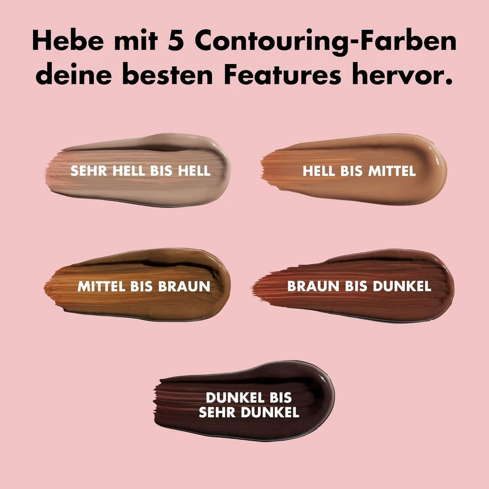 e.l.f. Halo Glow Contour Beauty Wand, Flüssiger Konturenstab Für Ein Tan/Deep - Bild 3 von 4