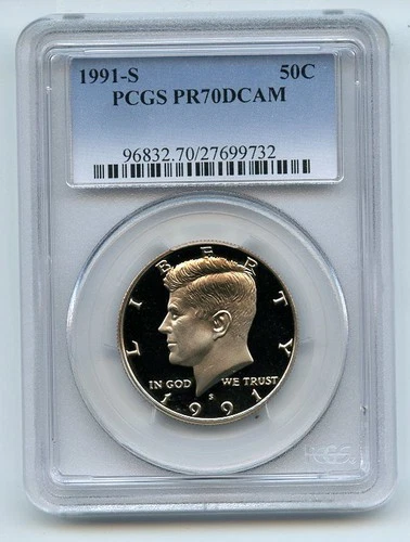 1991-S Kennedy Half Dollar Proof — photo from another recent sale