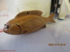 DICK DON TRUDELL ICE FISHING SPEARING DECOY CONTEMPORARY XMAS ORNAMENT 27