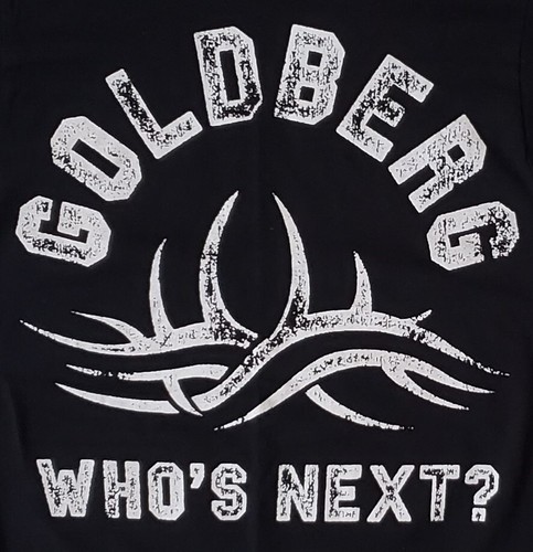 WWE Wrestling Legends BILL GOLDBERG Who's Next Size Small Black T-Shirt - Picture 2 of 5