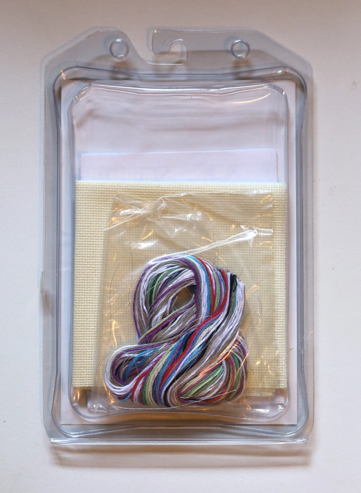 Cross Stitch Kit FANCIFUL BUTTERFLY Dimensions Gold Collection Petites 6x6 - Image 2 of 2