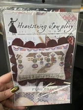 Heartstring Sampling Sampler Cross Stitch Flag Day At Twin Gables Reproduction