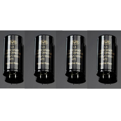 4pcs 35X70mm 10000uF 80V Audio-Elektrolyt-Leistungskondensatoren