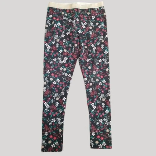 * Leggings Carter’s Negro Estampado Floral Largo Niñas Talla 12 Foto 3 de 3