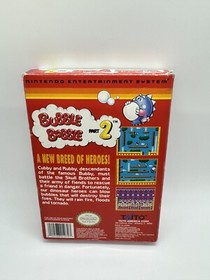 Bubble Bobble Part 2 (Nintendo NES) Complete CIB With Rare Poster & Reg Card
