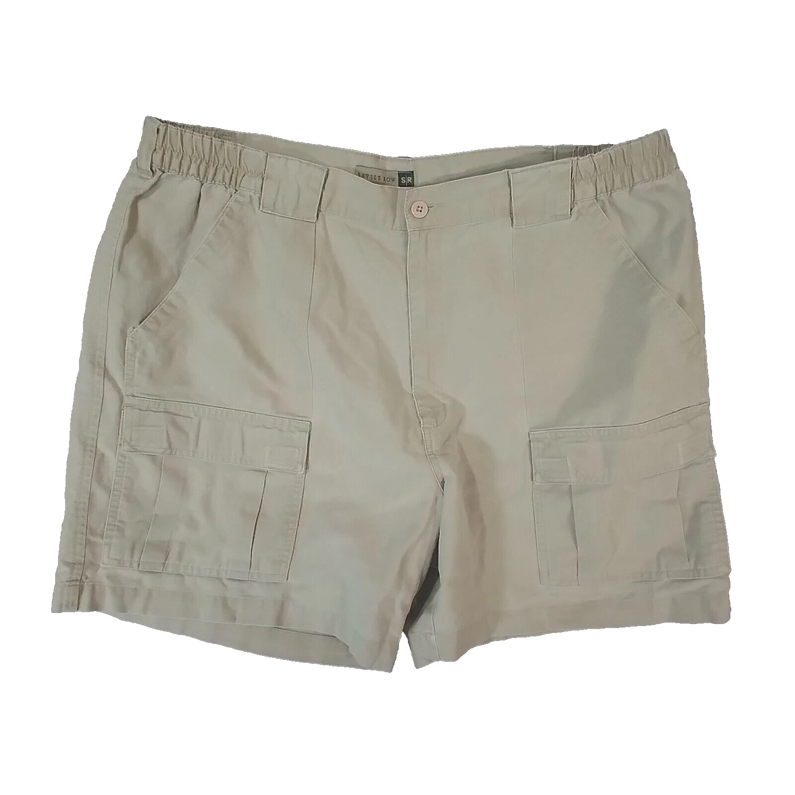 Savile Row cargo hiking shorts mens 40 x 6 tan beige comfort waist outdoor