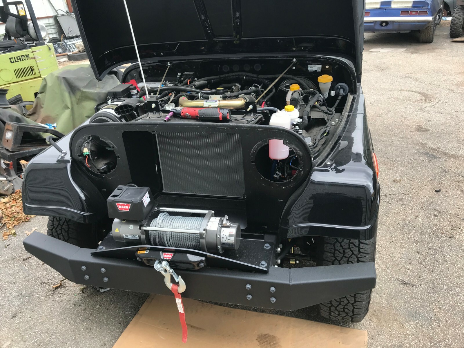 Mahindra Roxor Grill Willys classic style HD Steel W/ turn signal cut