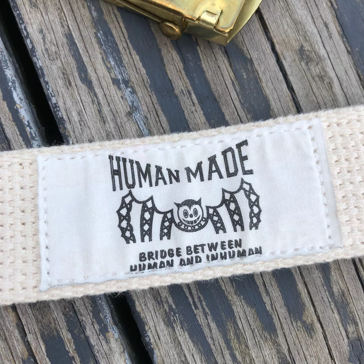 Human Made BAPE Gears For Futuristic Teenagers Canvas Belt Nigo