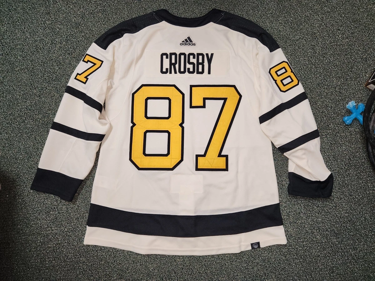 Men's adidas Sidney Crosby White Pittsburgh Penguins Away