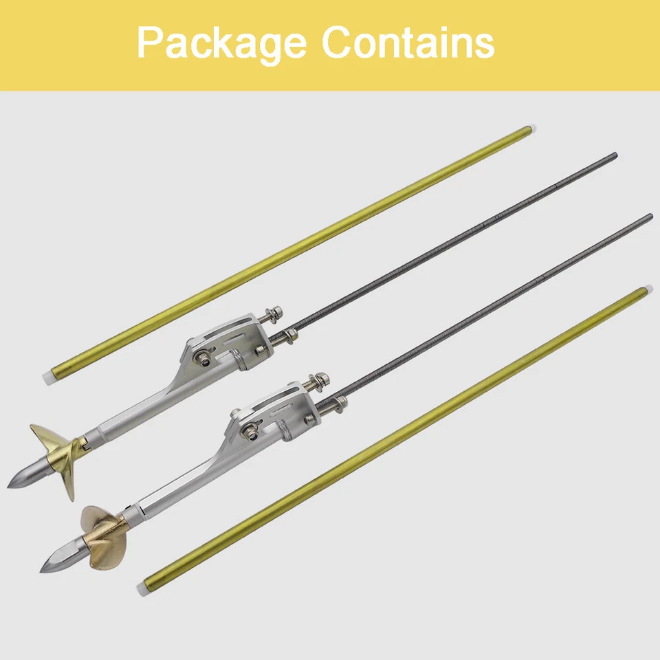 4mm Flex Drive Shaft Cables Flexible Cable Struts 36mm Propellers f RC Catamaran - Image 2 of 4