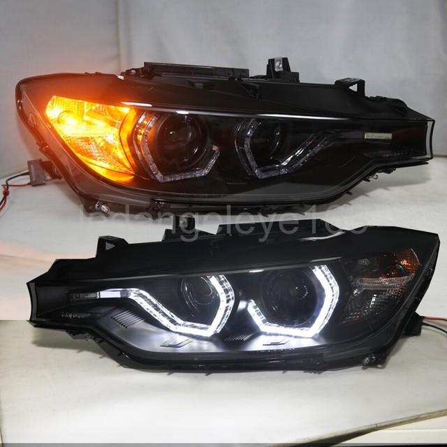 Fit halogen Version For 20132016 year BMW F30 F35 318 328i LED Headlights SNV1 eBay
