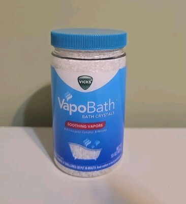 Vicks VapoBath Bath Crystals Non-Medicated Salts 15 Oz By Crest