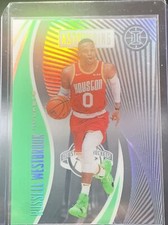 2019-2020 Illusions Russell Westbrook Astounding Green Acetate Insert Card