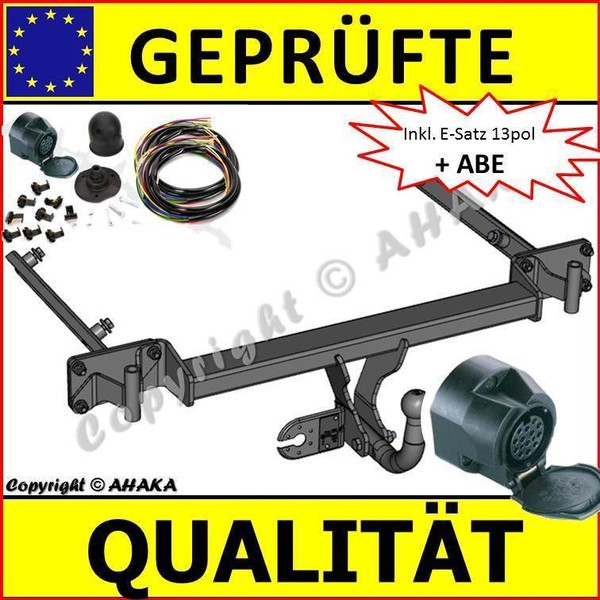 AHK & ES13 FüR BMW 3-Er Compact E36 Bj 94-00 AnhäNgerkupplung & E-Satz -Komplett-image