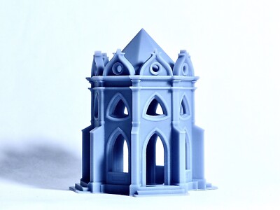 N Scale Gothic Pavilion Building 1:160 3D Printed For Model Railway