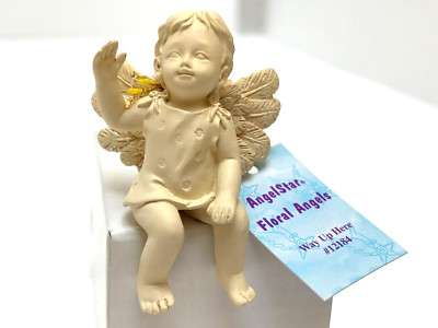 2005 AngelStar Shelf/Pot Sitter Angel Figure 2.5'' Tall #12184 ''Way Up Here''