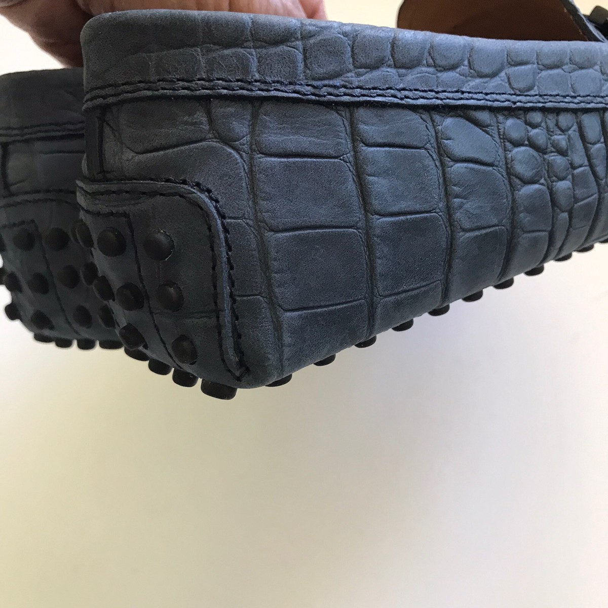 Tod’s Alligator Embossed Drivers Tod main image 4