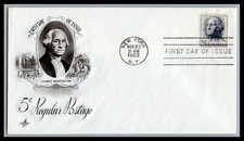 US FDC # 1213. 5c Washington ArtCraft   1962, 9d242