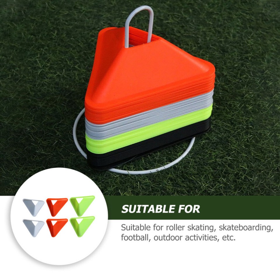 20Pcs Training Soccer Cones Field Marker Cones Training Cones Soccer eBay