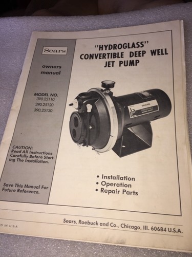 Deep Well Jet Pump 