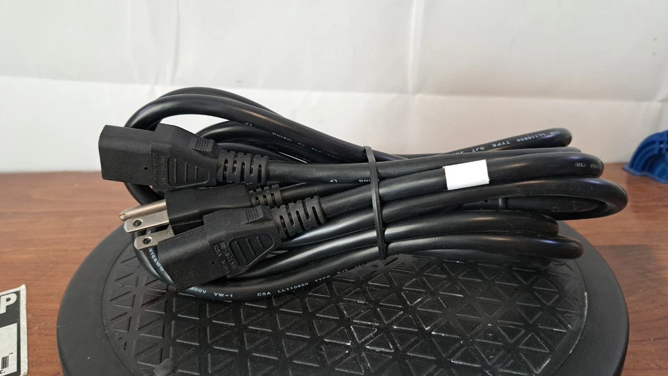 8ft Power Y splitter AC Cable/Cord/Wire - Printer/Scanner/PC/Computer 16AWG 300V - Image 2 of 4