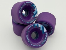 Orangatang Stimulus 70mm 83a Purple Longboard Surfskate Skateboard Wheels Set