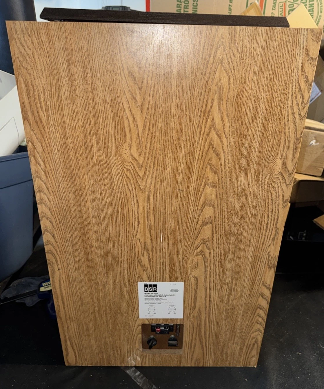 Vintage 1980s BSR Model DR-1550L Five-Way Acoustic Suspension Loudspeaker System - product detail image 12