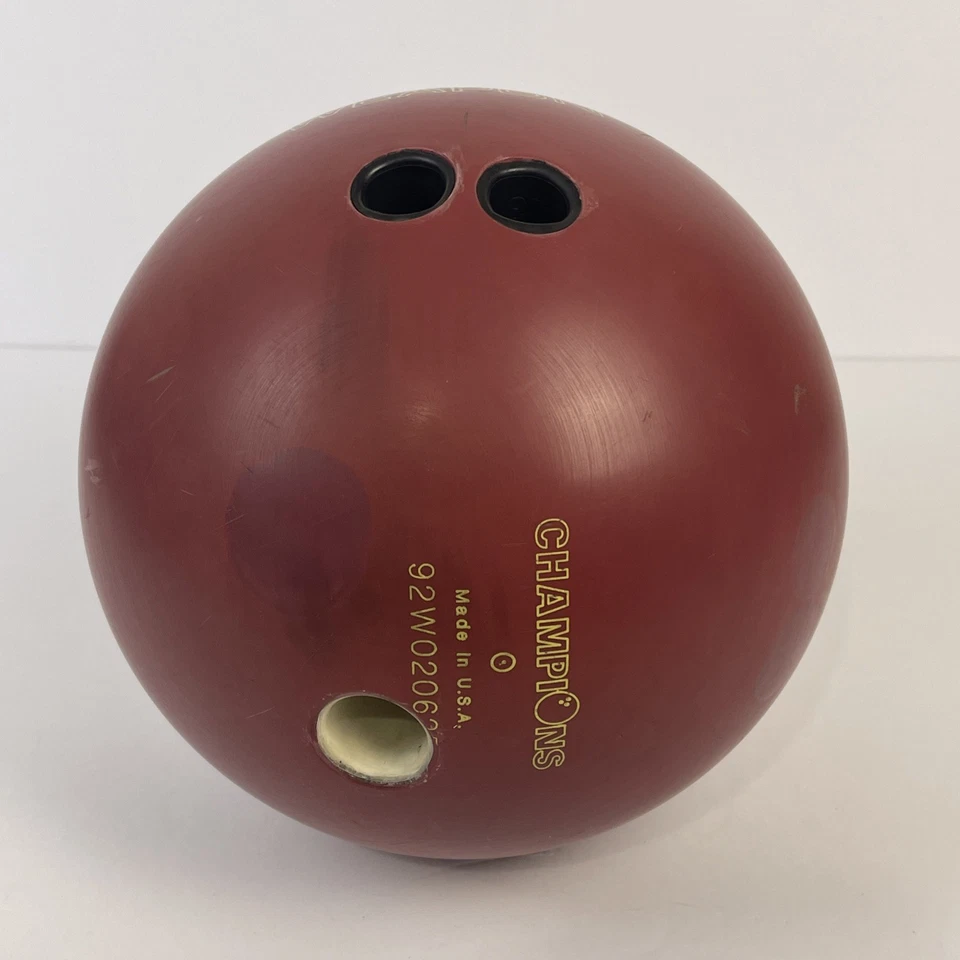 Bola de boliche Champions Ultimate Weapon granate 15 lb 14,6 oz perforada por favor leer Foto 2 de 4