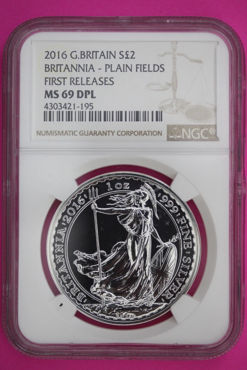 UK Britannia MS 69 NGC Certified Silver Bullion Coins for sale | eBay