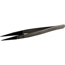 Pelco 5057-CP Carbon Steel Wafer Tweezers Style 7 Curved Point Corrosion Resista