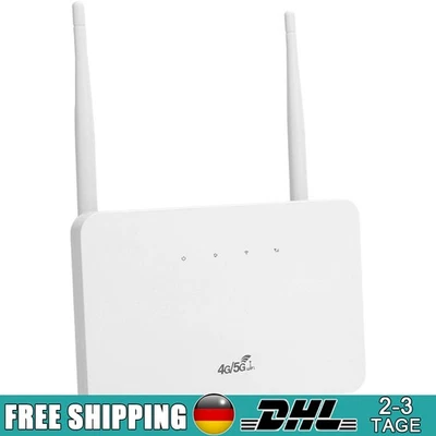 ZREE CP-106 4G LTE Router with SIM Card, 300 Mbps Wi-Fi, Dual-Band Connectivity