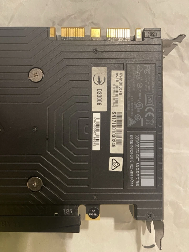 NVIDIA GeForce GTX 1080 Ti FE 11GB GDDR5X Gaming Graphics Card Founders Edition - Image 3 of 4