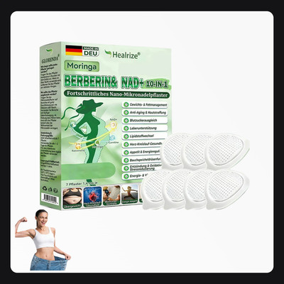 Healrize Moringa Berberinex NAD+ 10-in-1 Nano-Mikronadel-Patch (7pcs/Box)