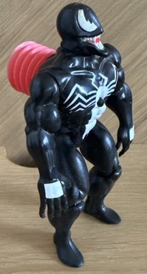ToyBiz Marvel Superheroes Venom Living Skin Slime Pores Action Figure '91 Intact