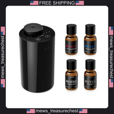 Essential Oil Diffuser Car & Room Waterless Nano Mist with 4 Oils