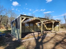 Horse Run-in - Livestock Shelter - Goat Shed - Sheep Shed 12x36