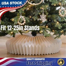 Honeycomb Christmas Tree Collar Christmas Tree Stand Base Cover for Artific