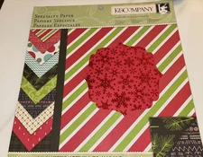 K & Company Double Side-SPECIALTY PAPER* 12 x 12 Paper Pad 28 Sheets New