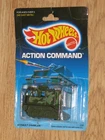 VINTAGE 1980s ACTION COMMAND HOT WHEELS ASSAULT CRAWLER ON CARD