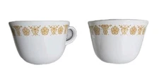 Corelle Livingware Gold Butterfly Coffee Cups (Set of 2)