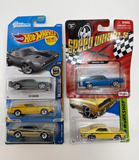 Dodge Charger Diecast Lot 5 Hot Wheels Maisto Fast Furious 1971 1974 Sealed