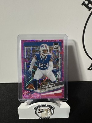 2023 Panini Donruss Optic Micah Hyde #23 Pink Velocity /79 BILLS