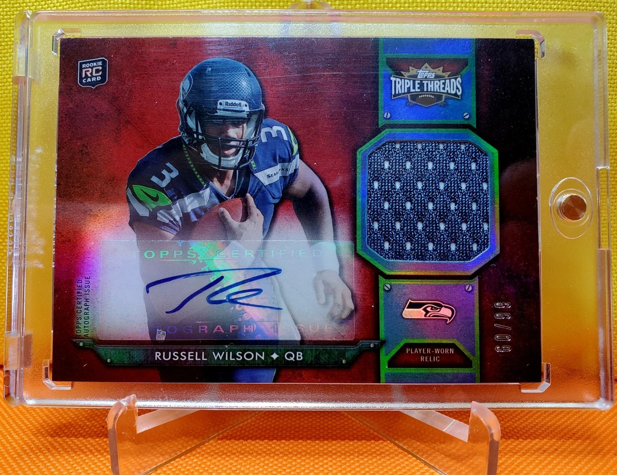 Russell Wilson Rookie Football Cards for sale | eBay