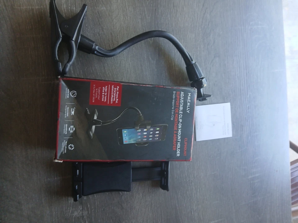 Macally - Adjustable Clip-On Mount Holder - NEW - Image 2 of 4