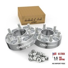 CMO 38mm 1.5" 6x132 Wheel Spacers 74.5mm Hubcentric M14x1.5 Studs 38mm 2pc 